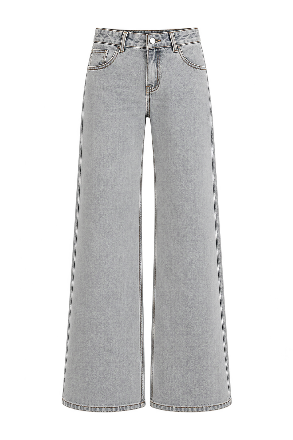 Cloud Wash Wide Leg Jeans
