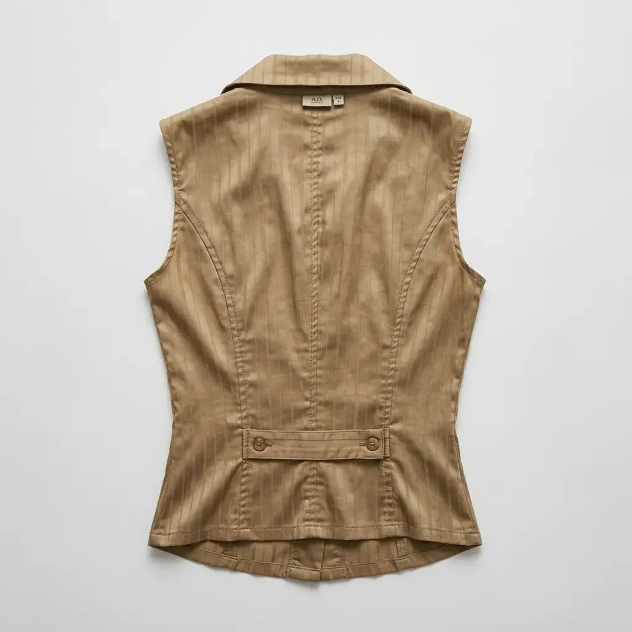Sleeveless Blazer Vest Top