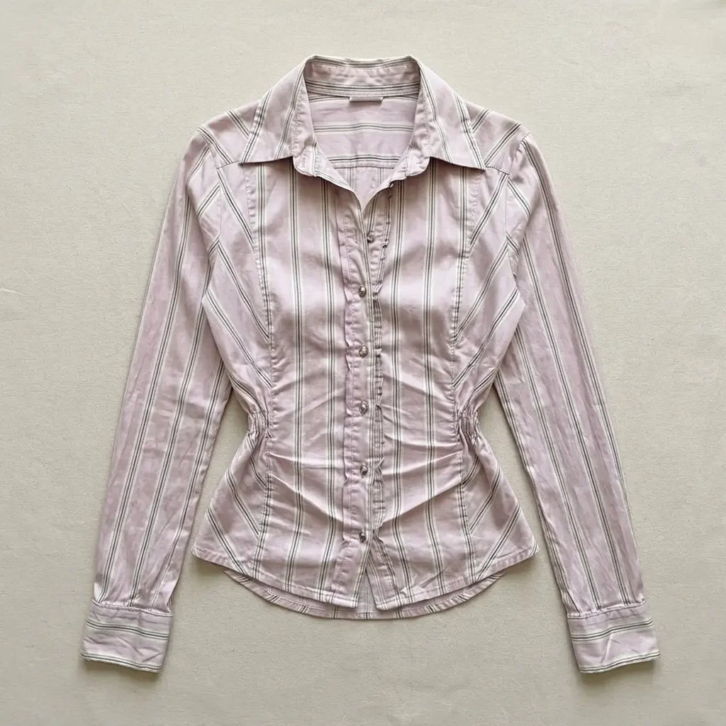 Contour Stripe Fitted Shirt