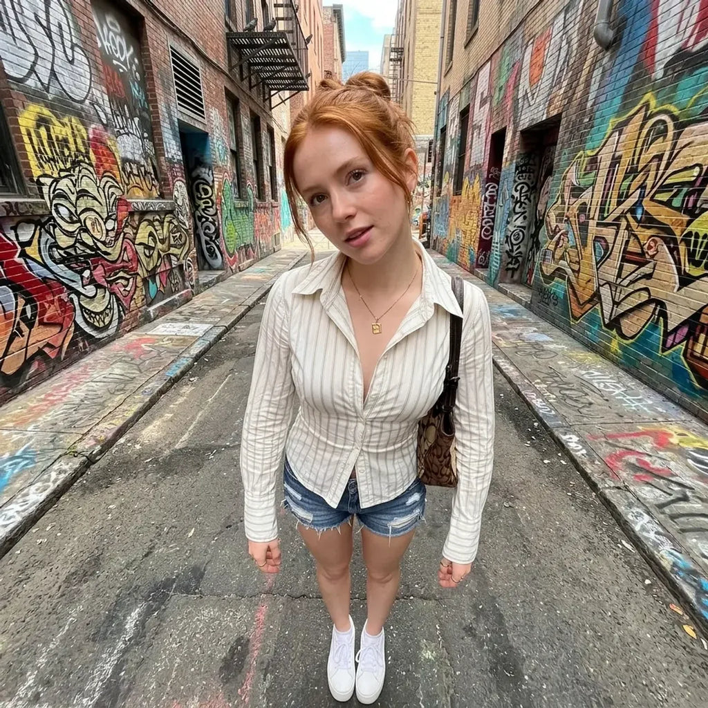 Contour Stripe Fitted Shirt