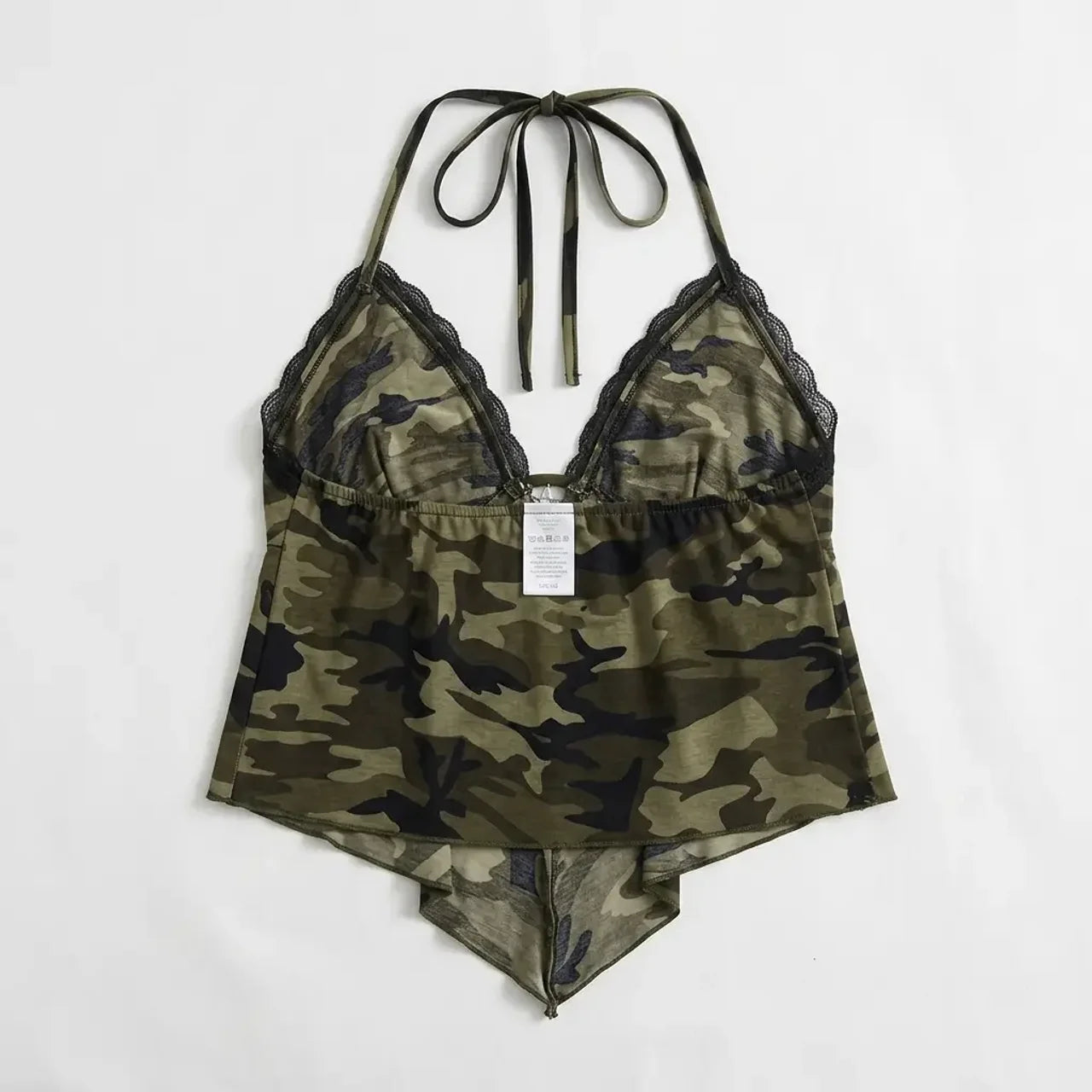 Camo Halter Top