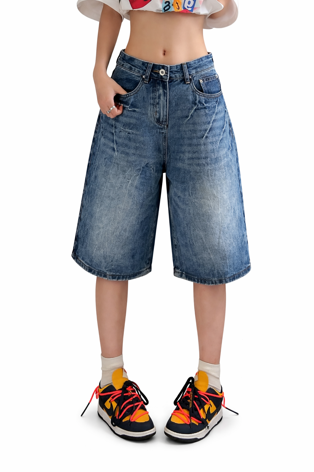 Downtown Fade Denim Jorts