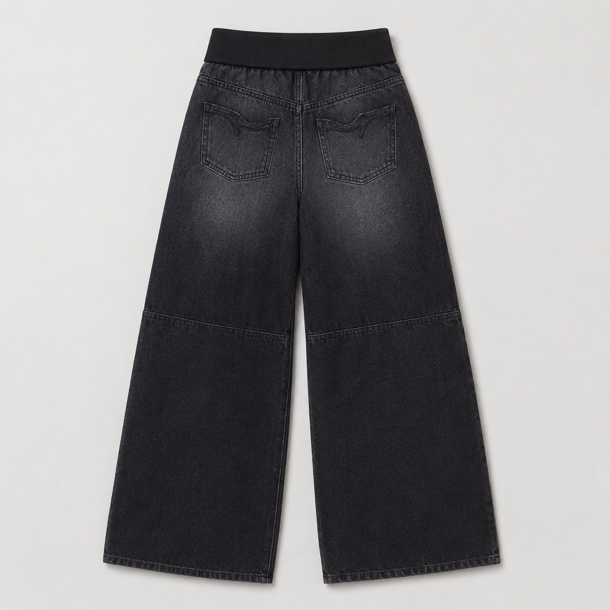 Foldover Drift Baggy Jeans