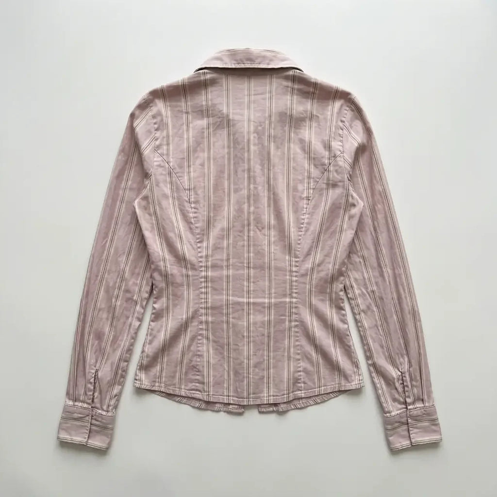 Contour Stripe Fitted Shirt