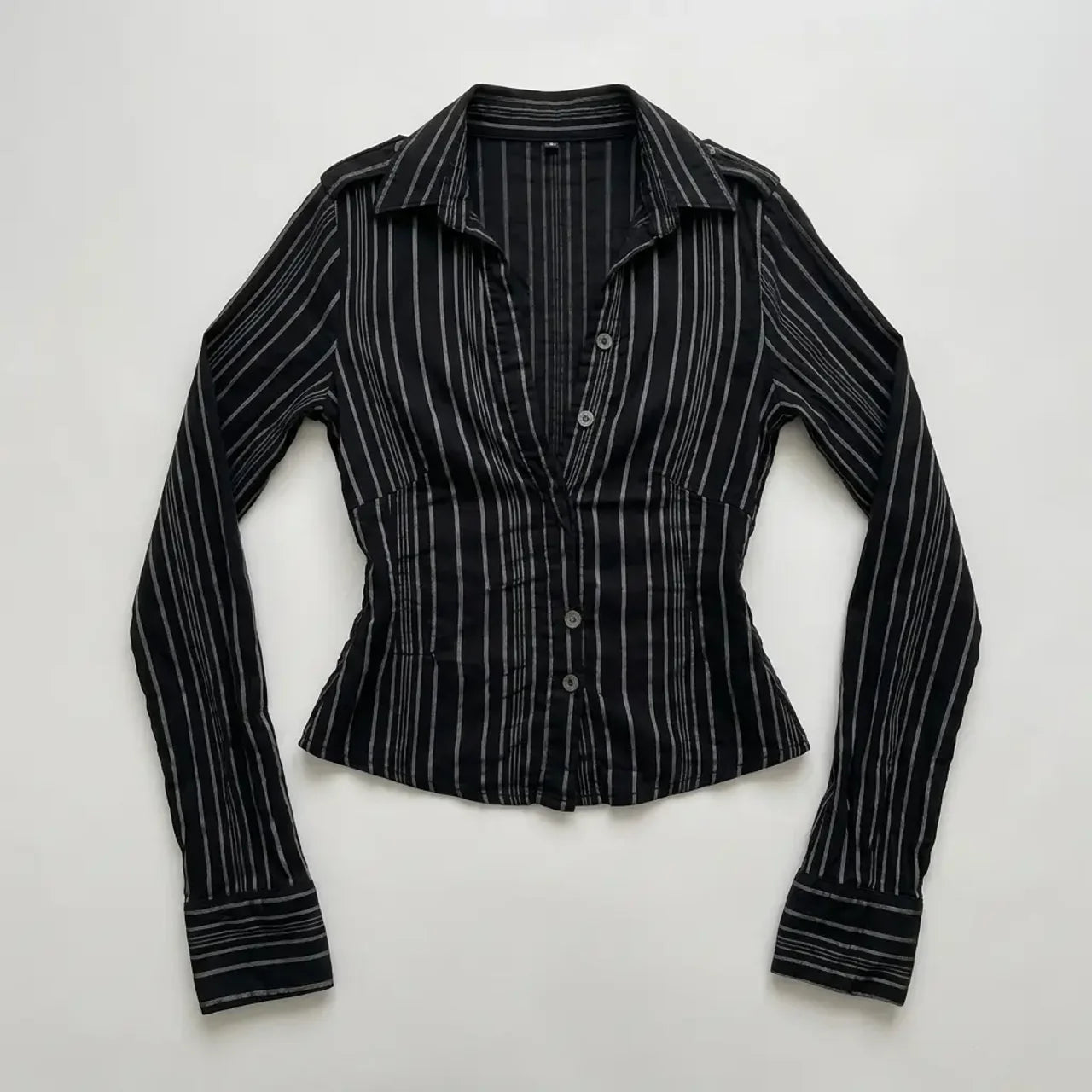 Contour Stripe Fitted Shirt