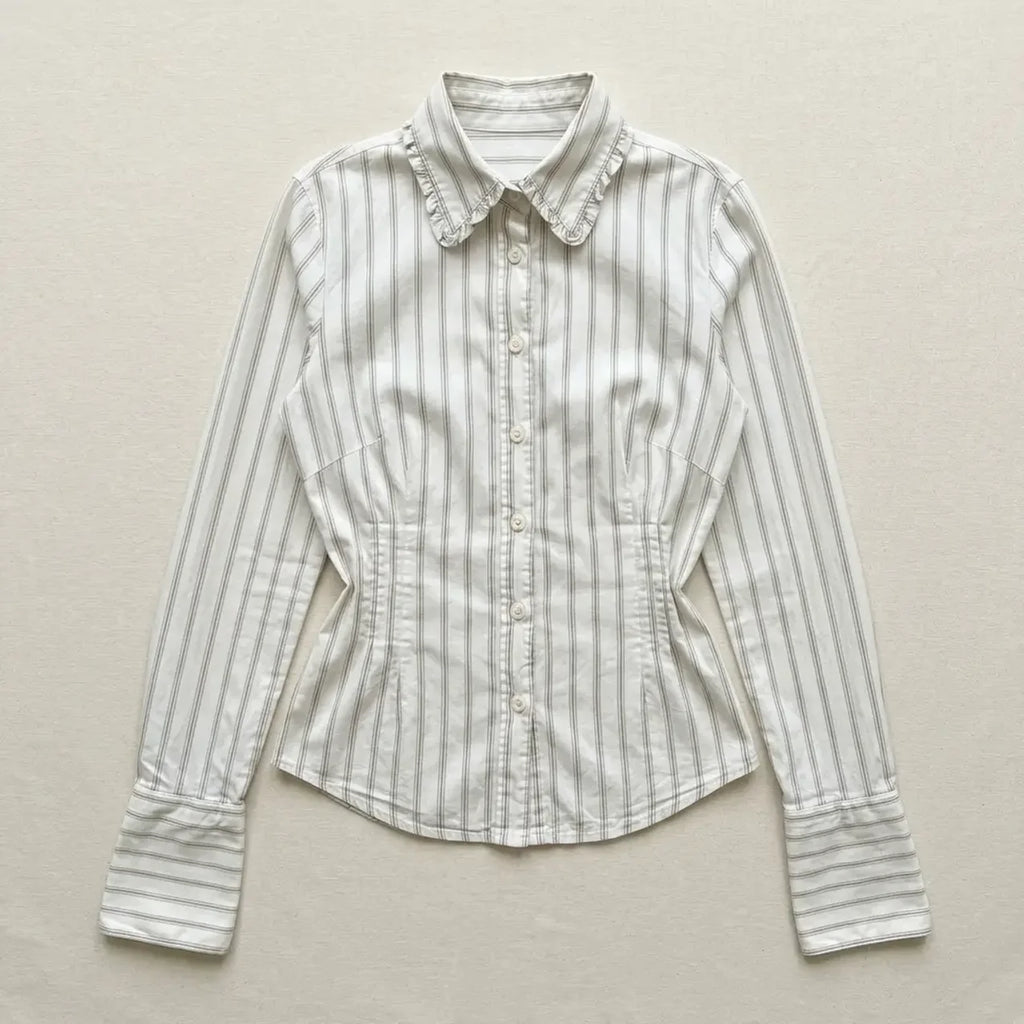 Contour Stripe Fitted Shirt