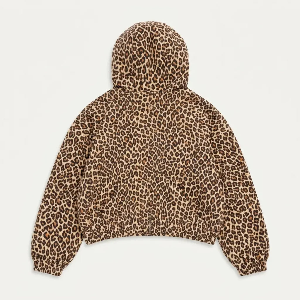Wild Leopard Zip Hoodie