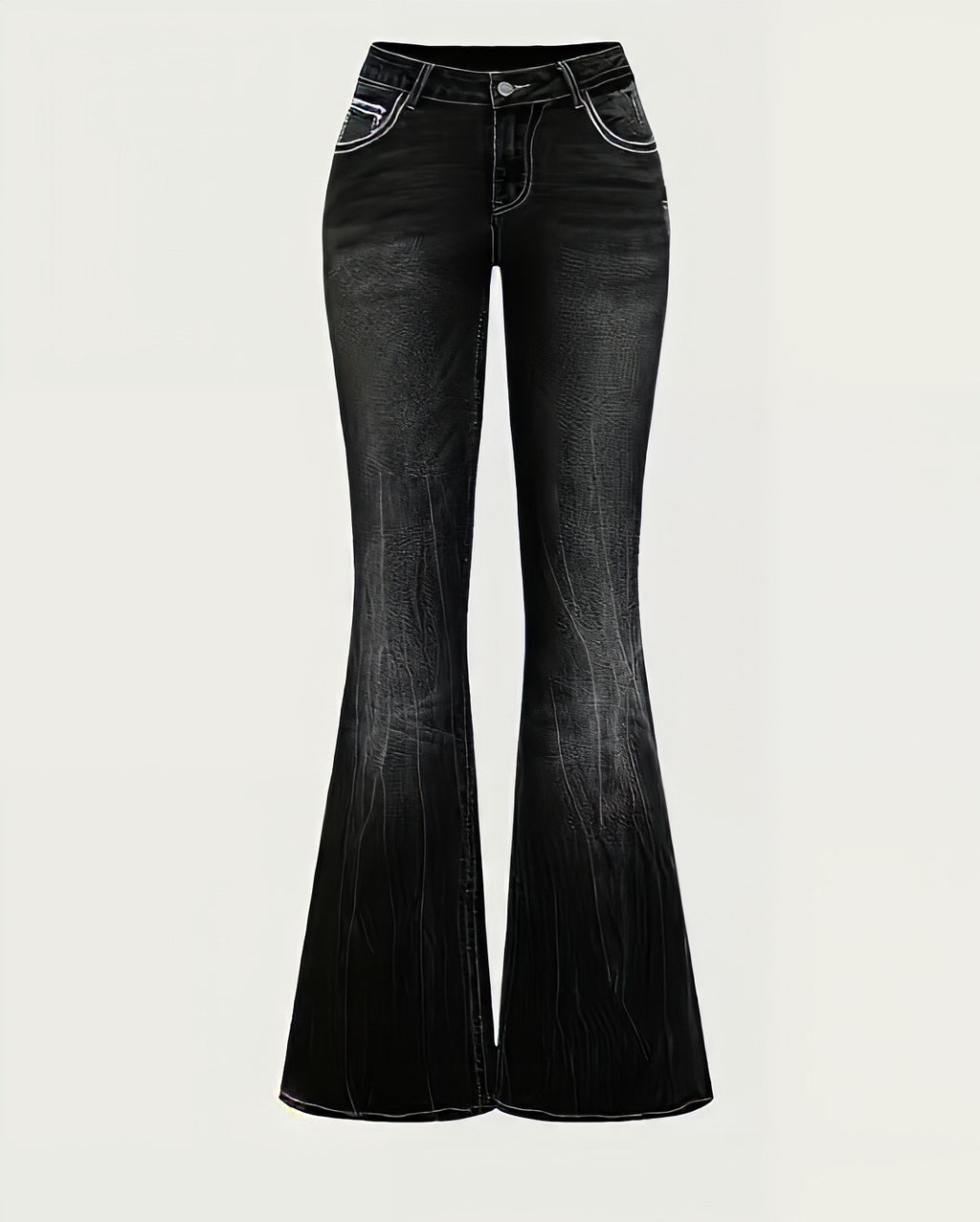 Midnight Cross Flare Jeans