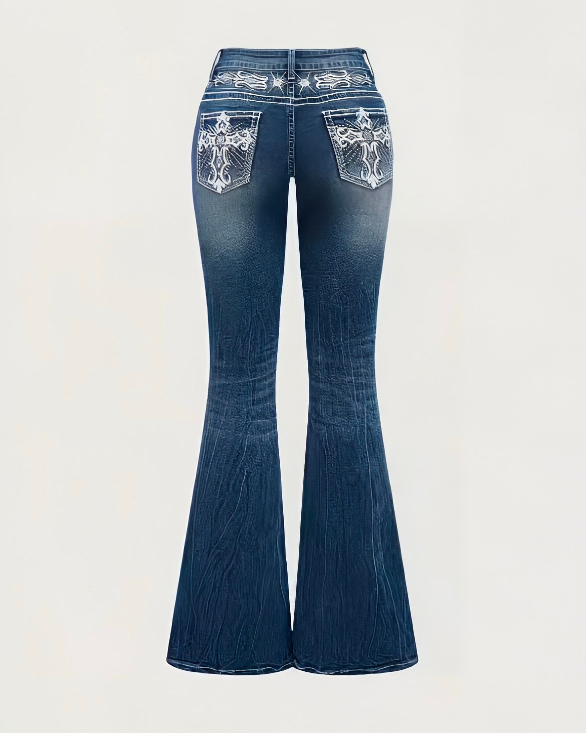 Vintage Cross Flare Jeans