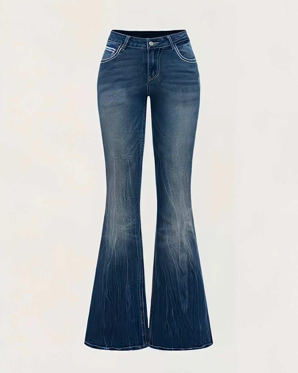 Vintage Cross Flare Jeans