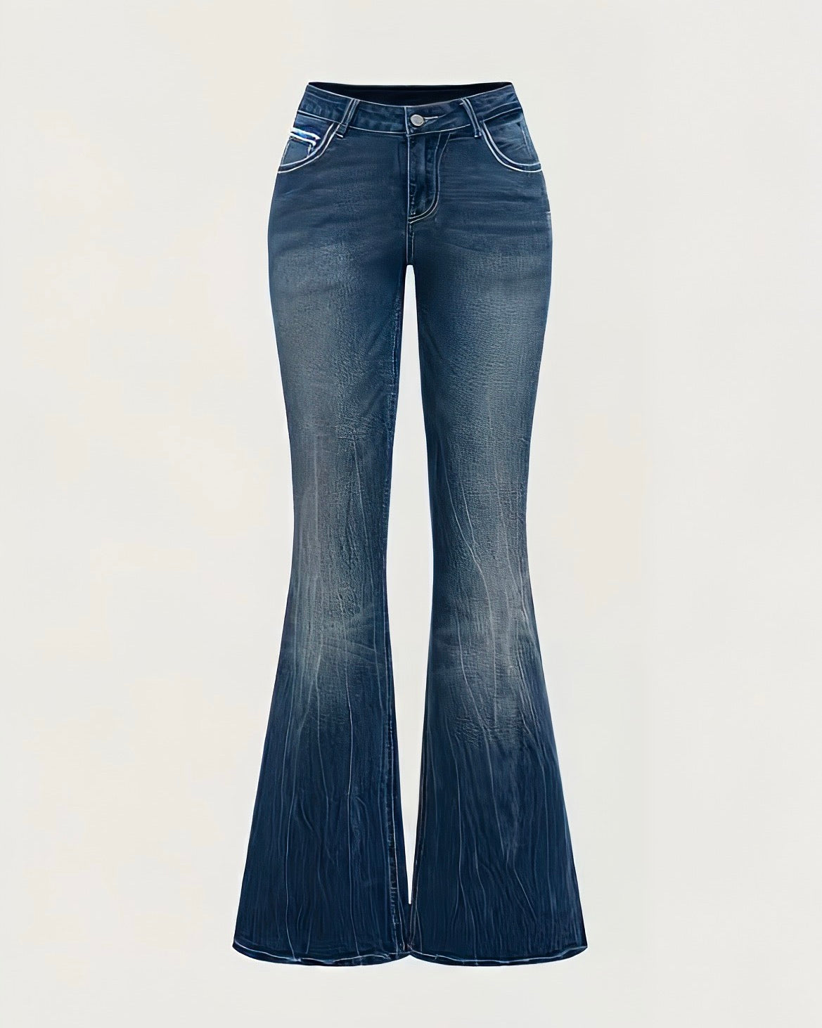 Vintage Cross Flare Jeans