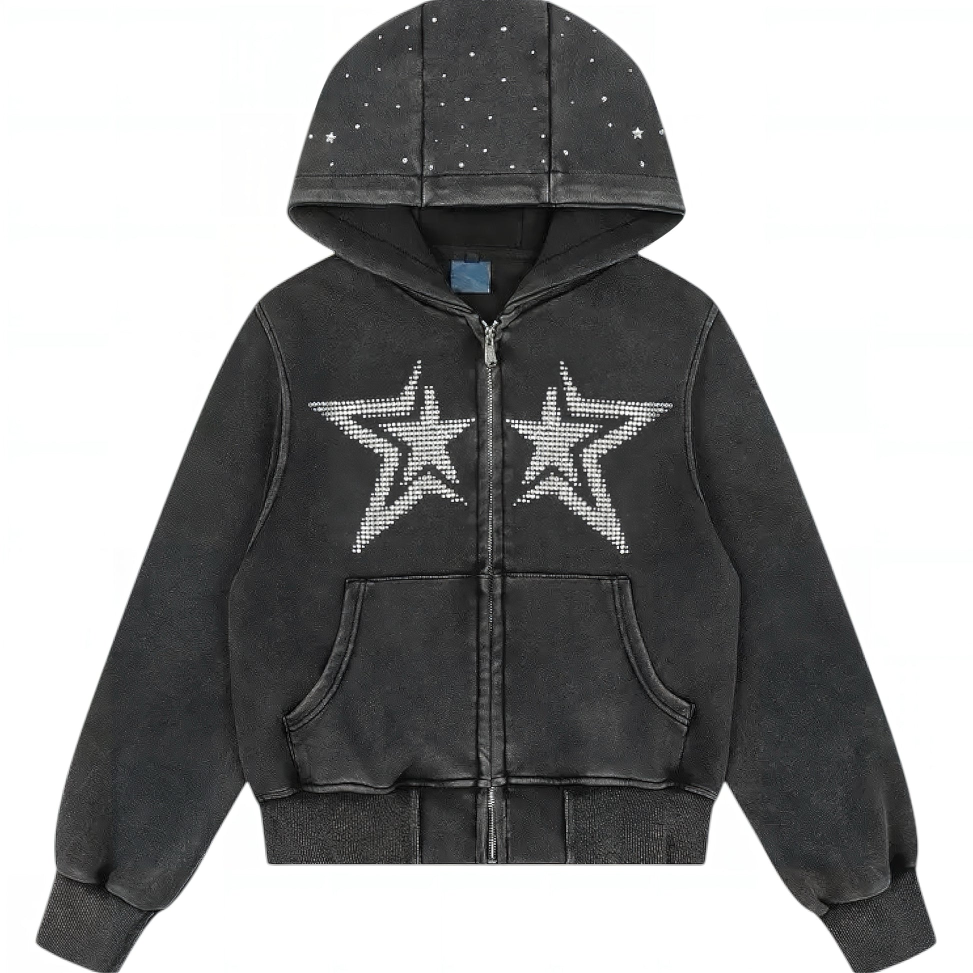 Starlight Drip Zip Hoodie