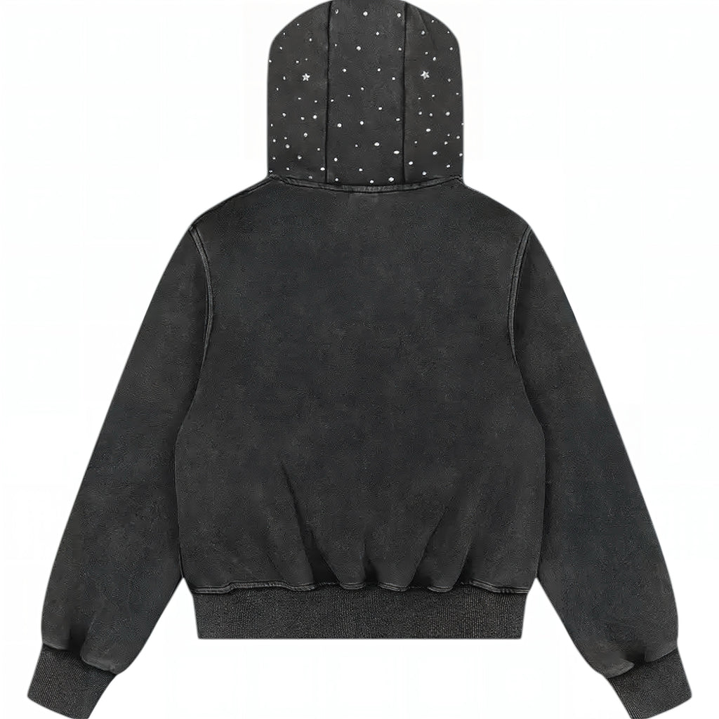 Starlight Drip Zip Hoodie