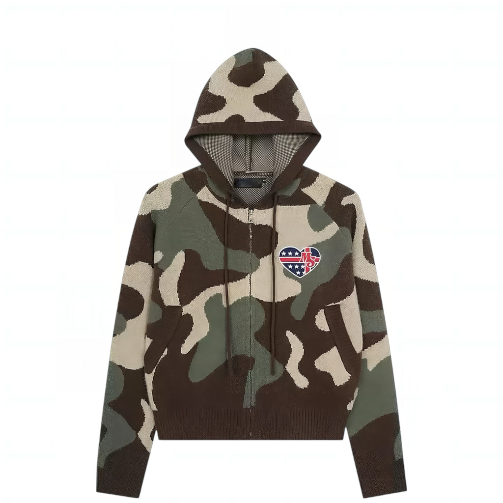 Off-Duty Camo Oversized Hoodie