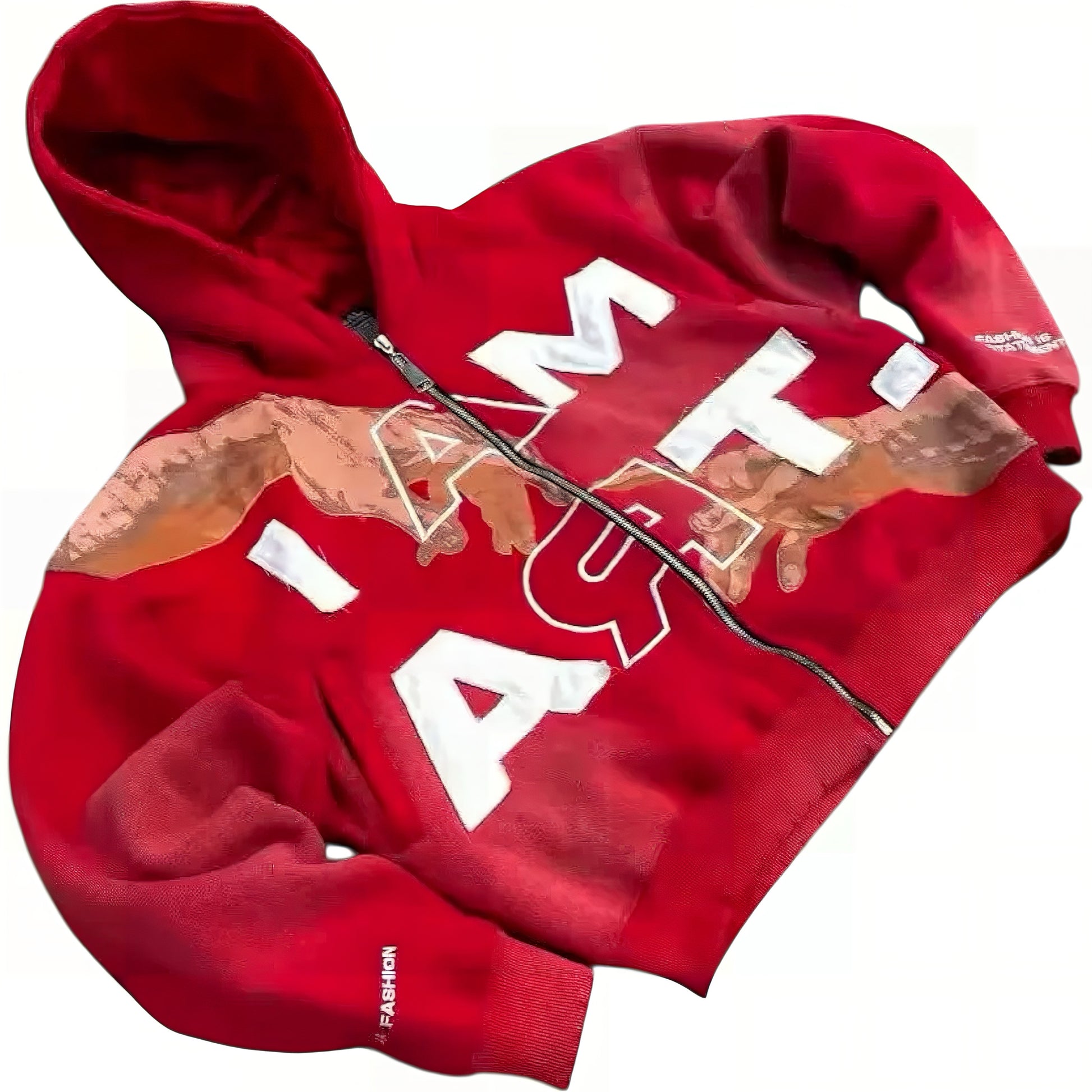 Crimson Touch Zip Hoodie