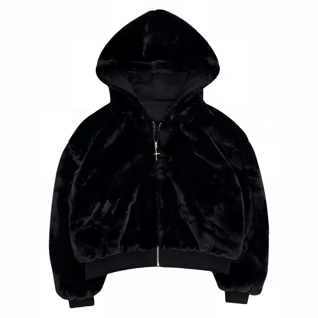 Shadow Switch Reversible Fur Hoodie