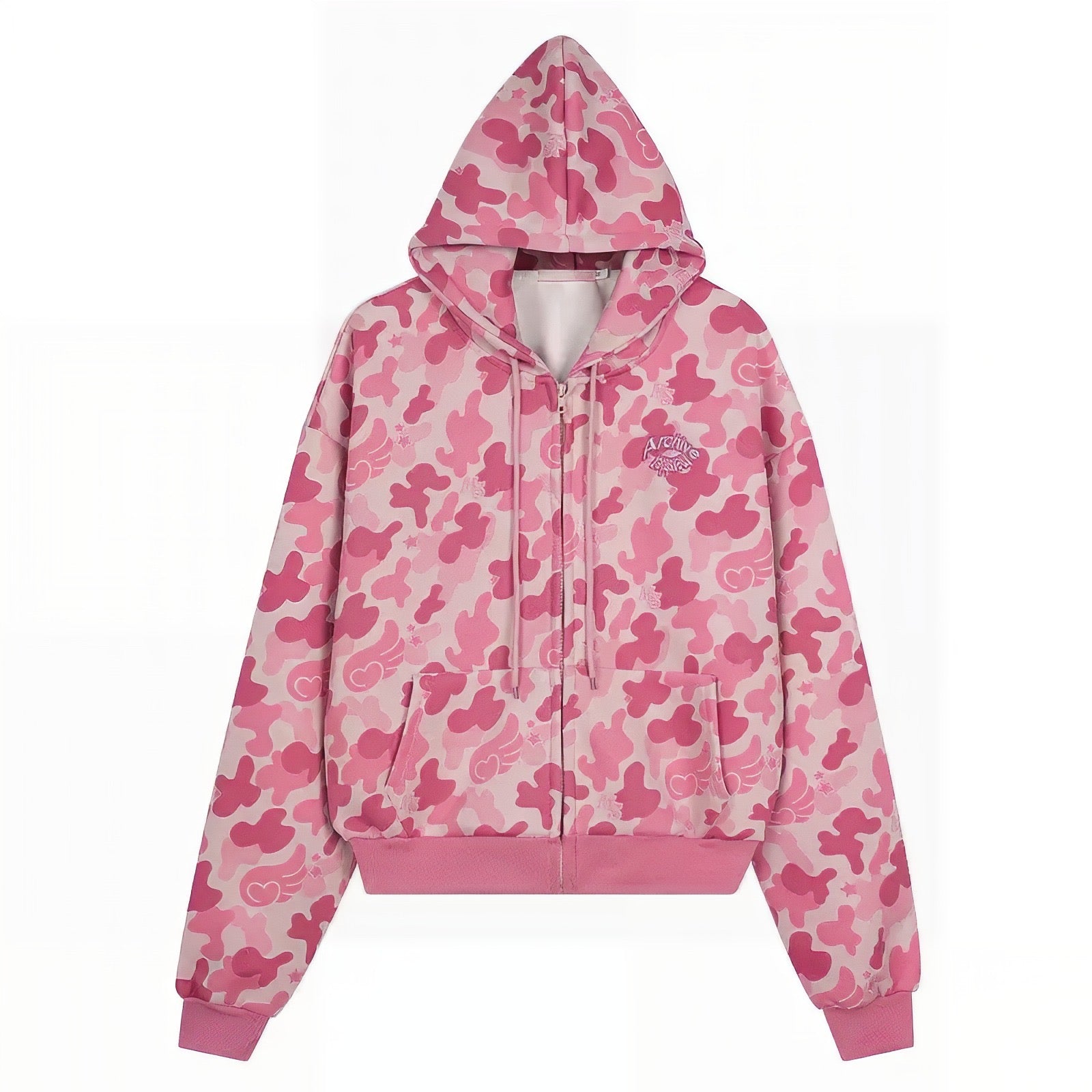 Blush Ops Camo Zip Hoodie