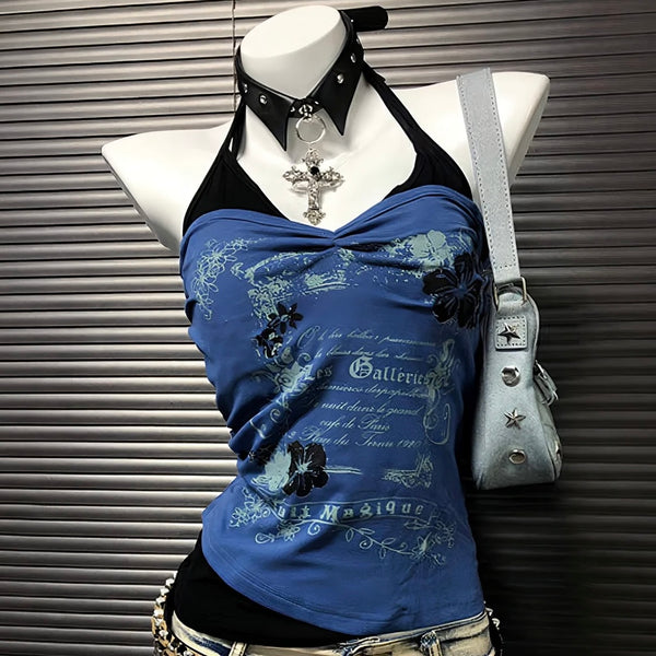 Midnight Muse Halter Top