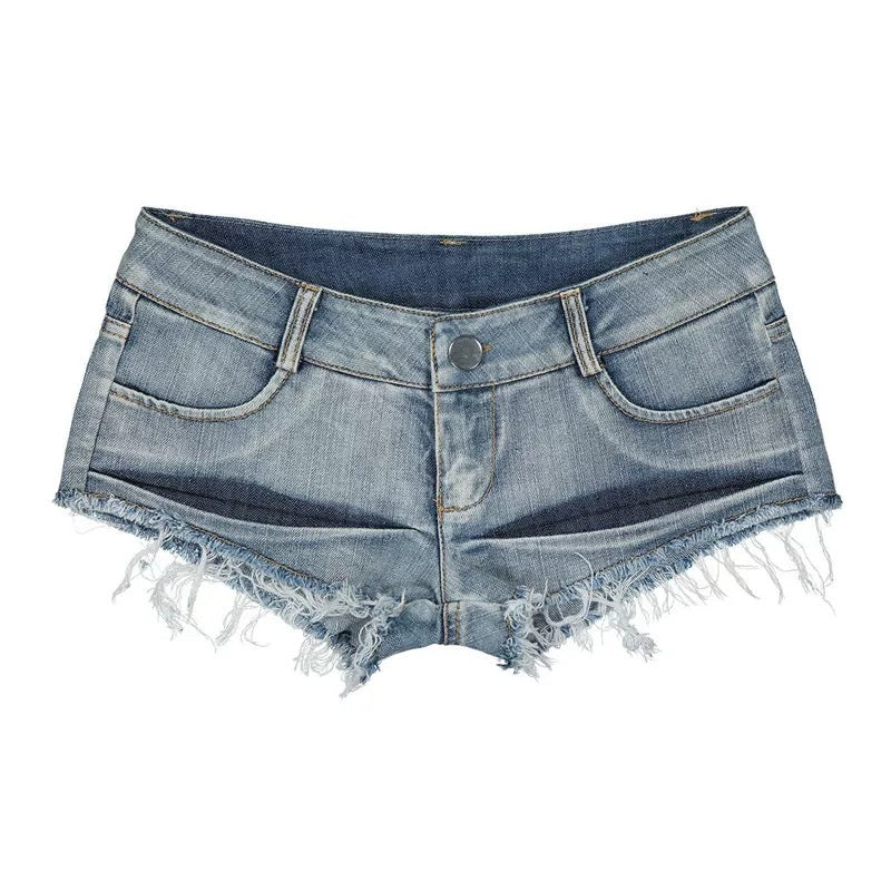 Lowrise Drift Denim Shorts