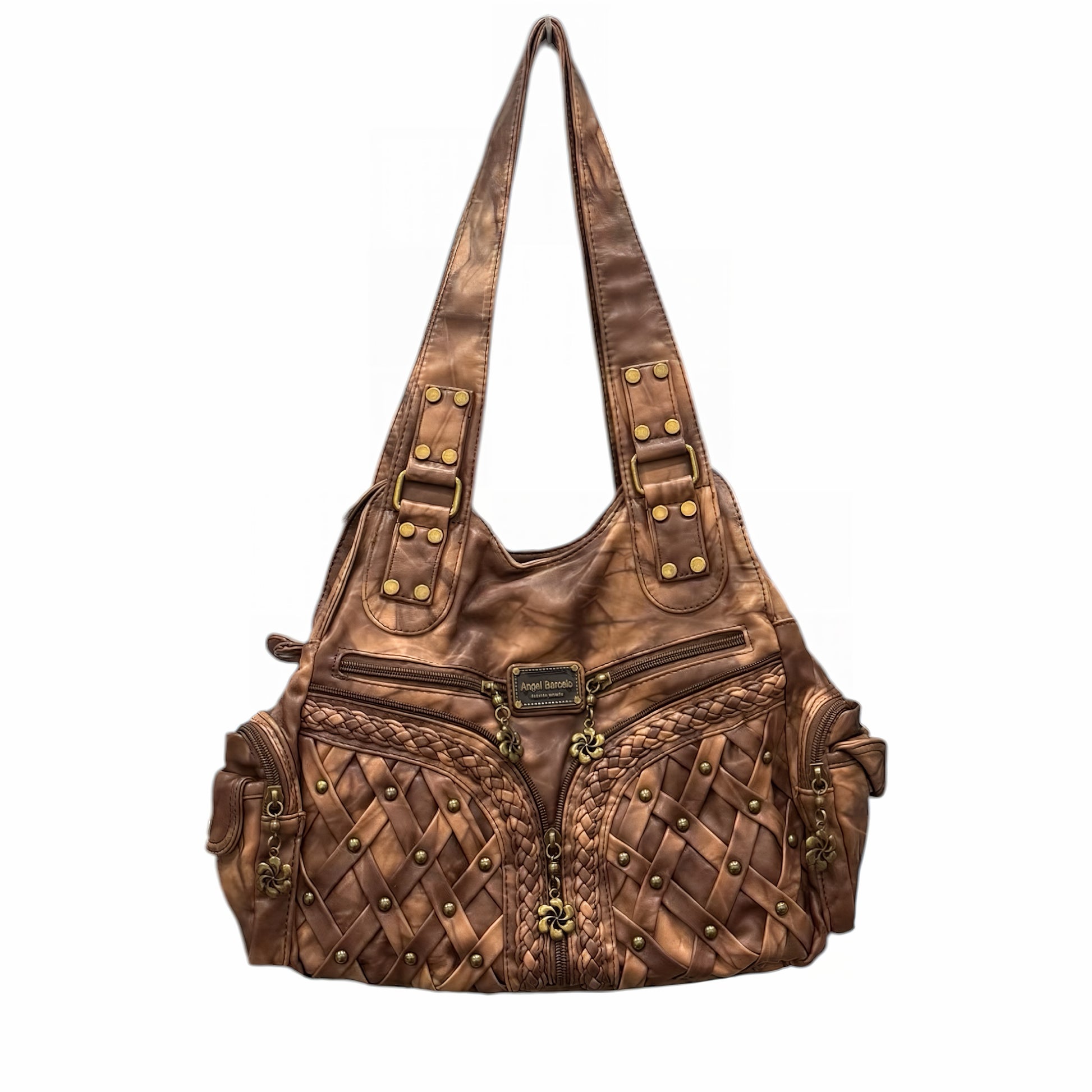 Vintage Weave Luxe Shoulder Bag