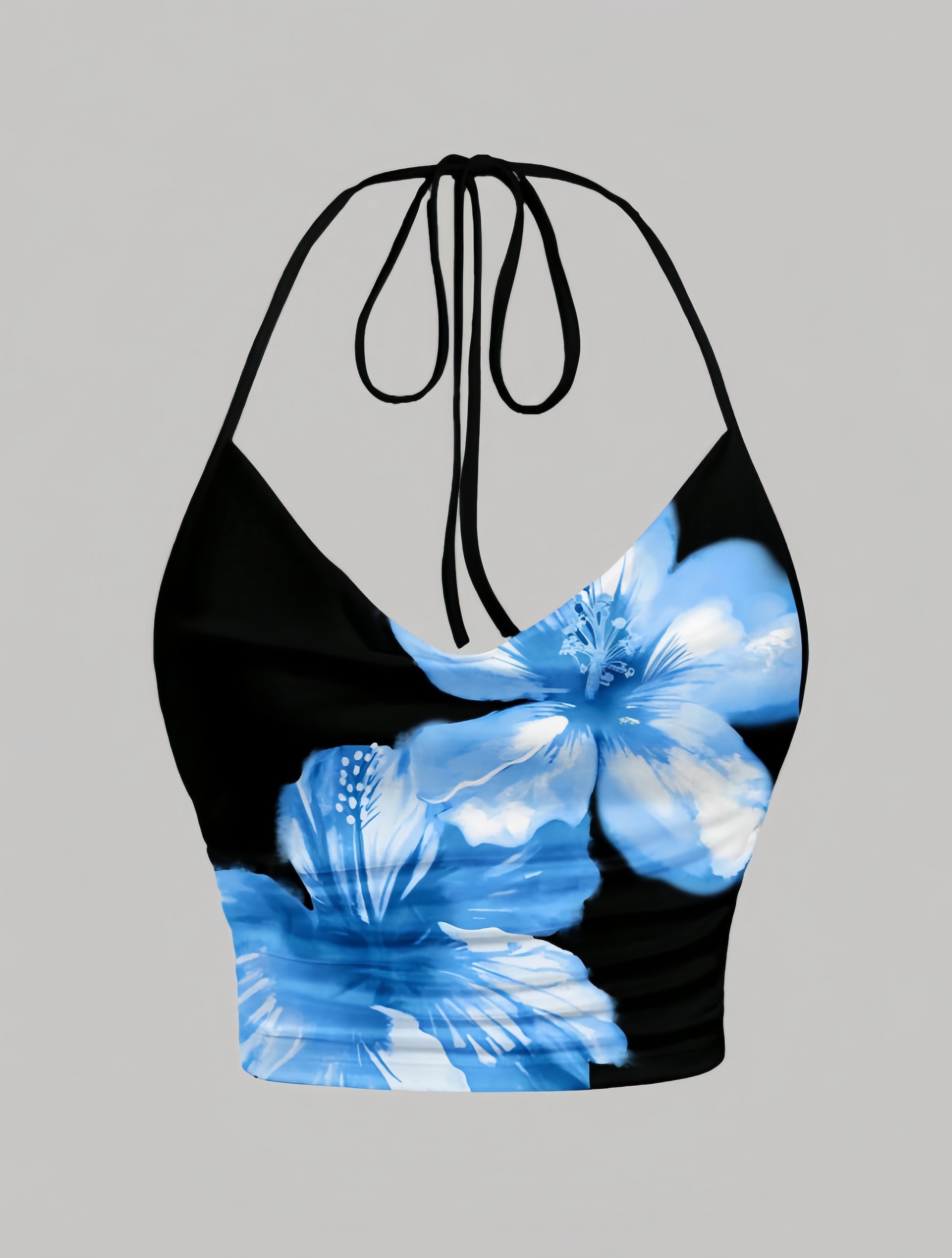 Ocean Bloom Halter Top