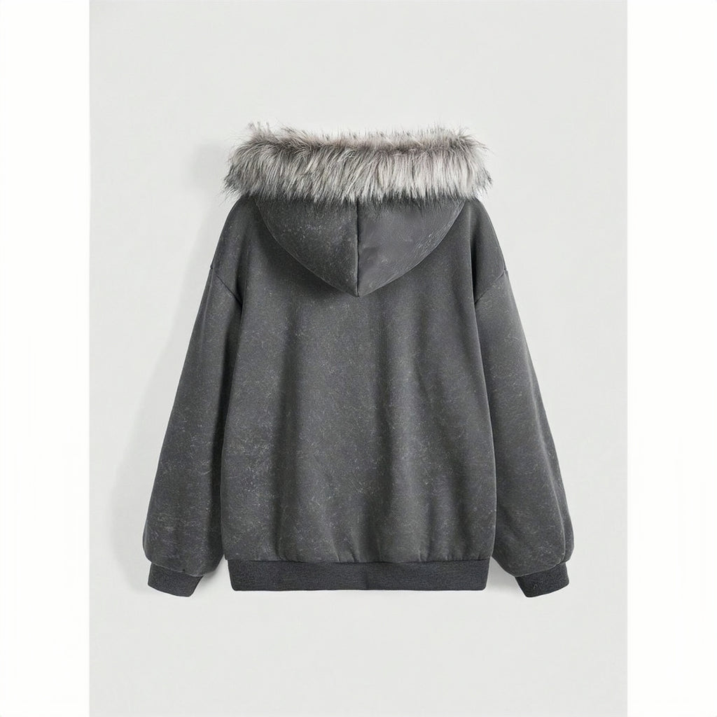 Shadow Angel Fur Hoodie