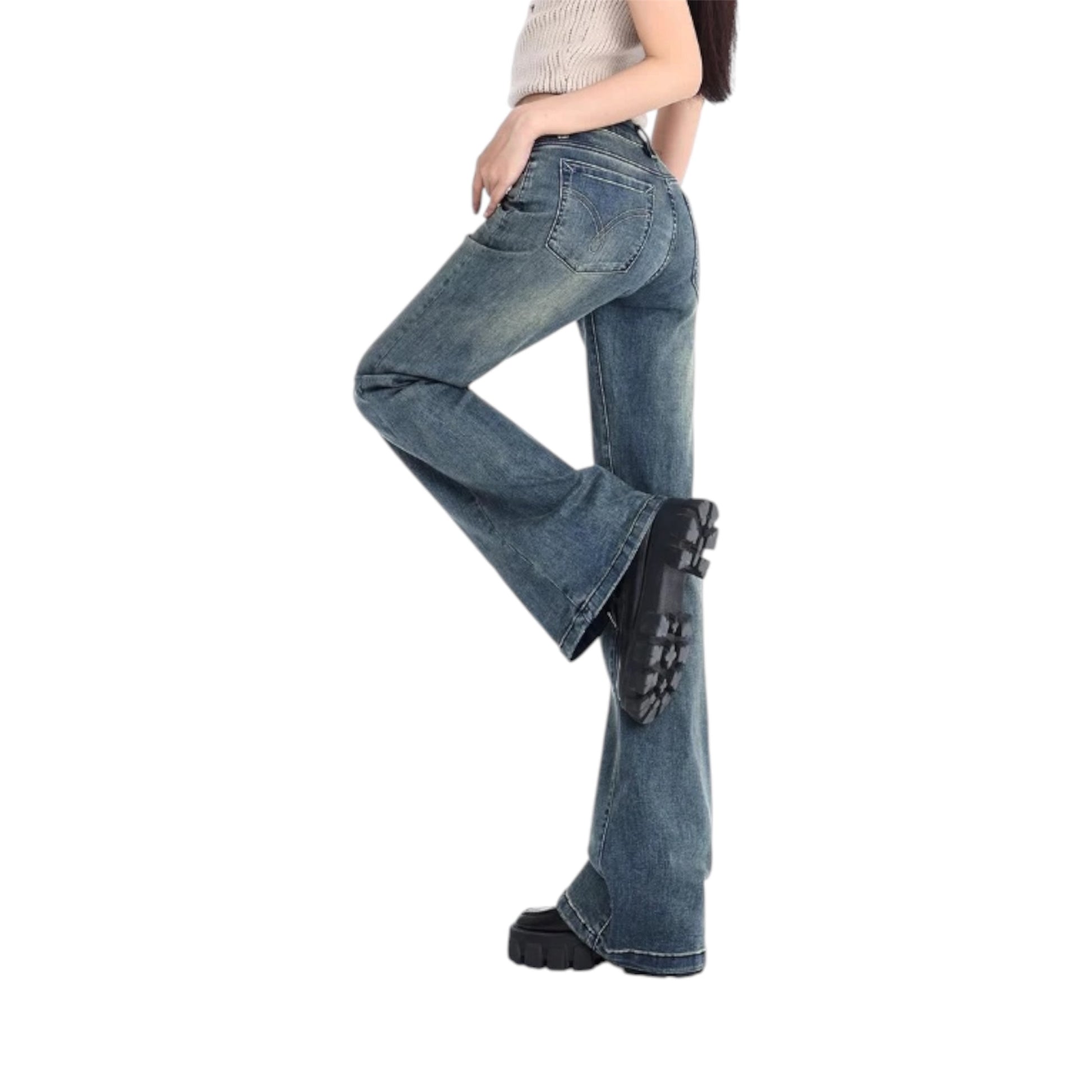 Vintage Fade Flare Denim