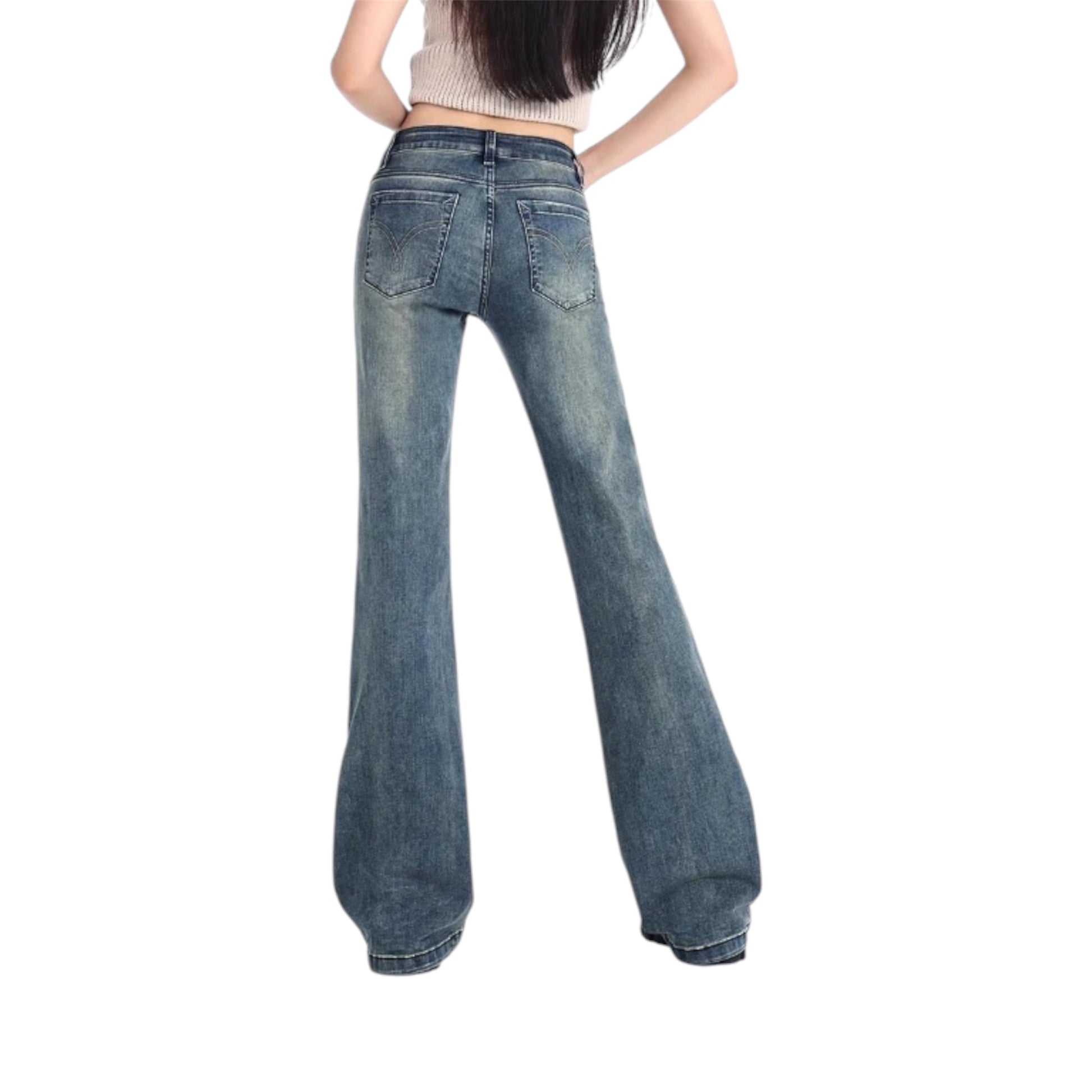 Vintage Fade Flare Denim