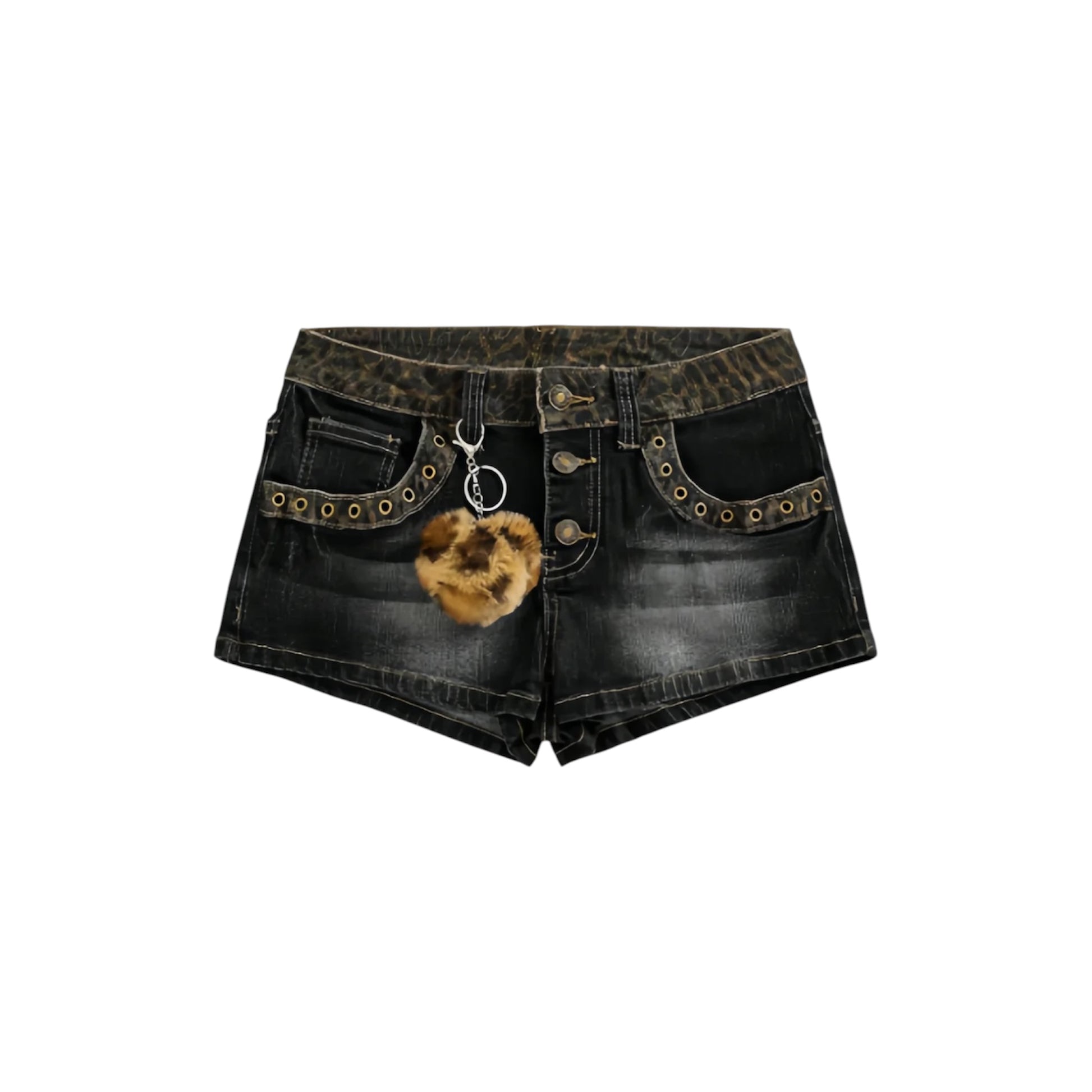 Deep Blue Denim Shorts