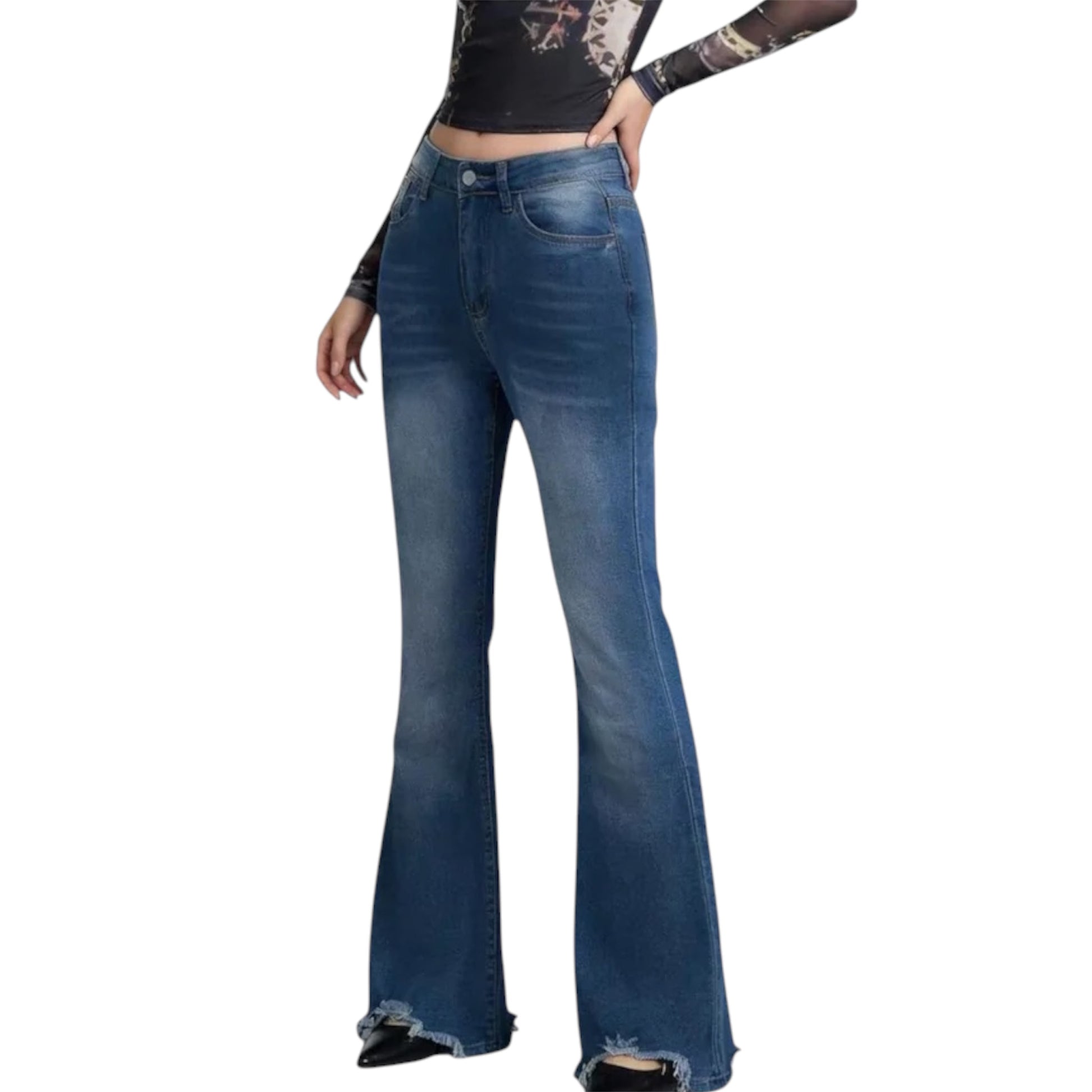 Vintage Edge Flare Jeans