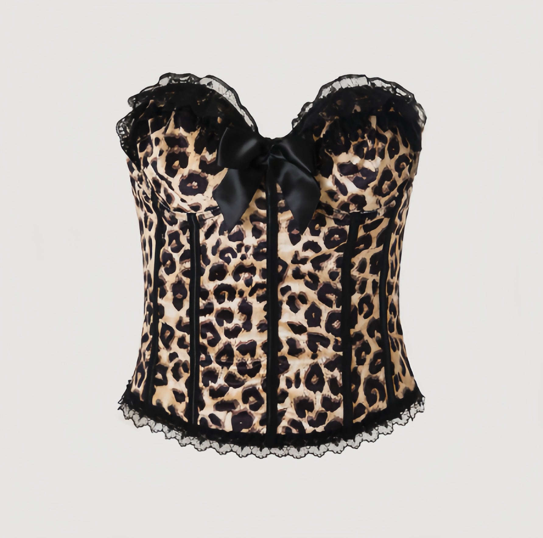 Leopard Corset Top