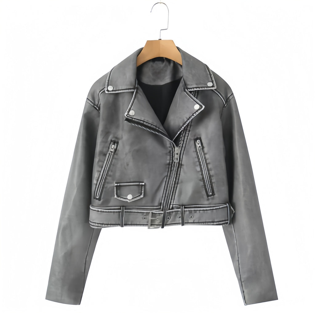 Midnight Moto Cropped Jacket