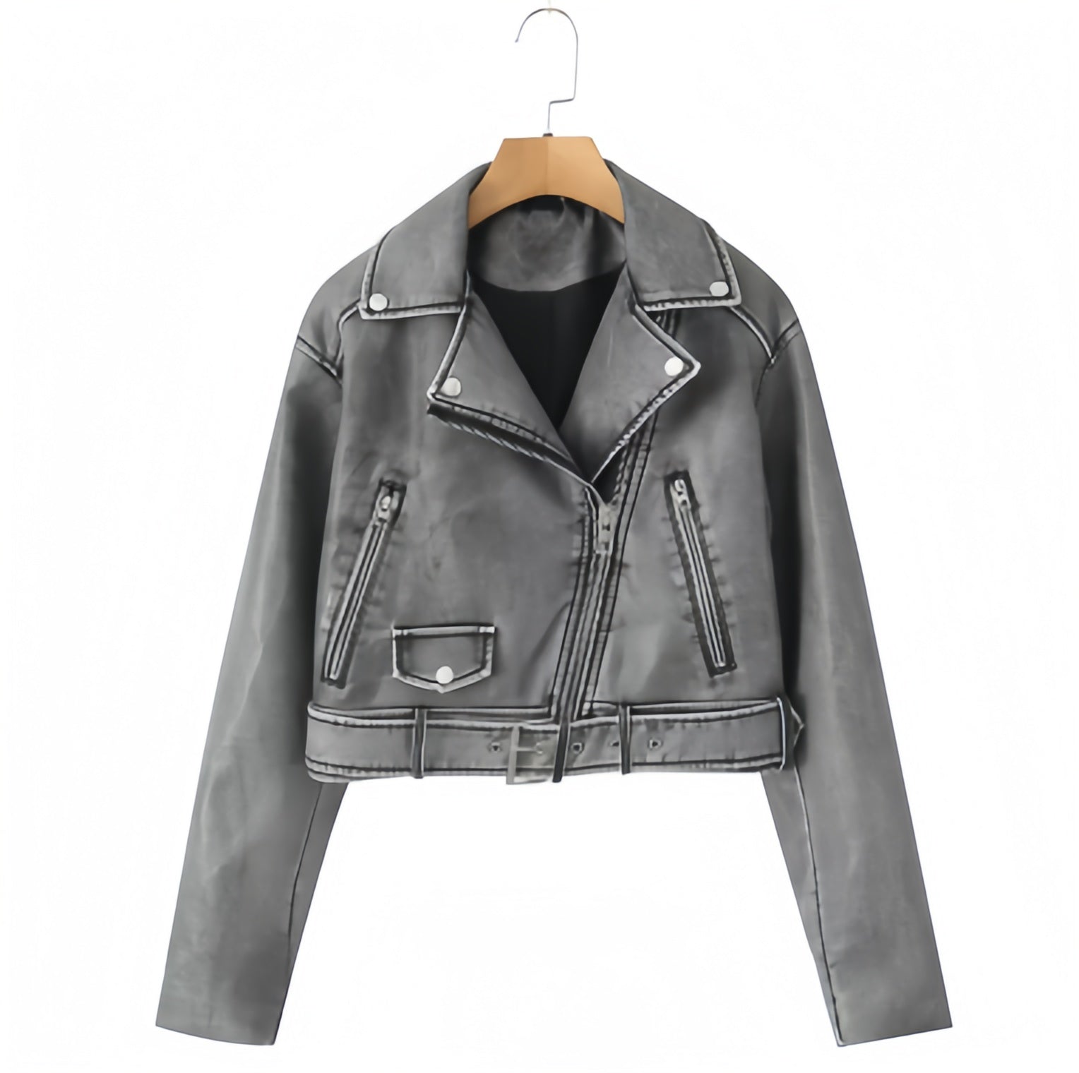 Midnight Moto Cropped Jacket