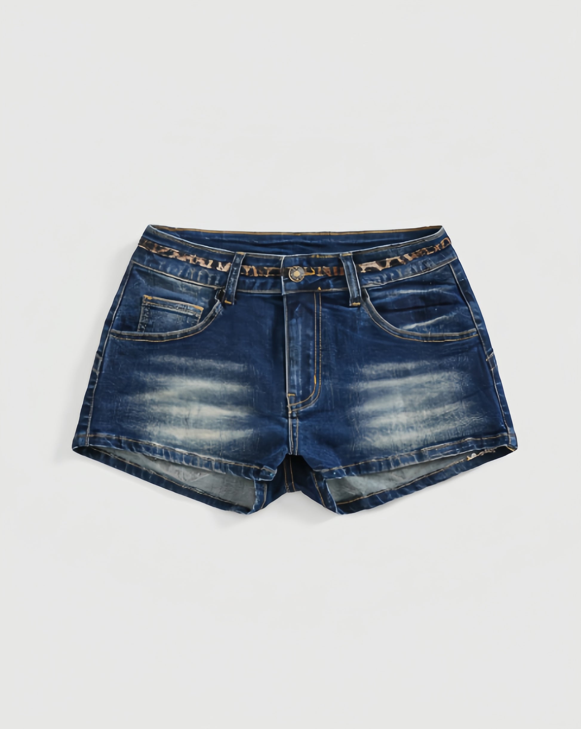 Blue Denim Shorts