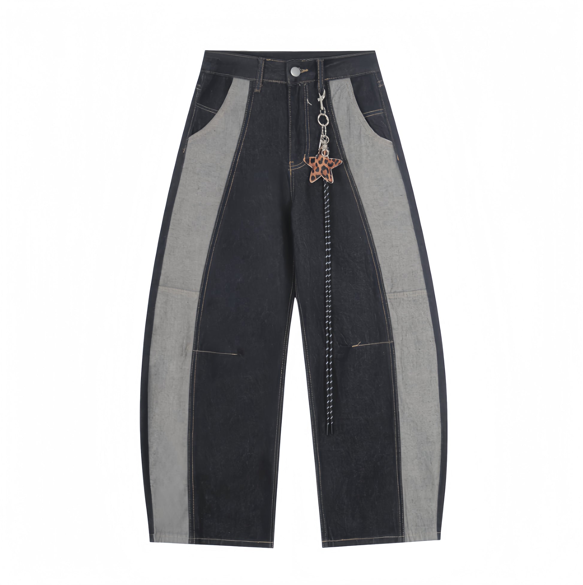 Starfall Panel Baggy Jeans