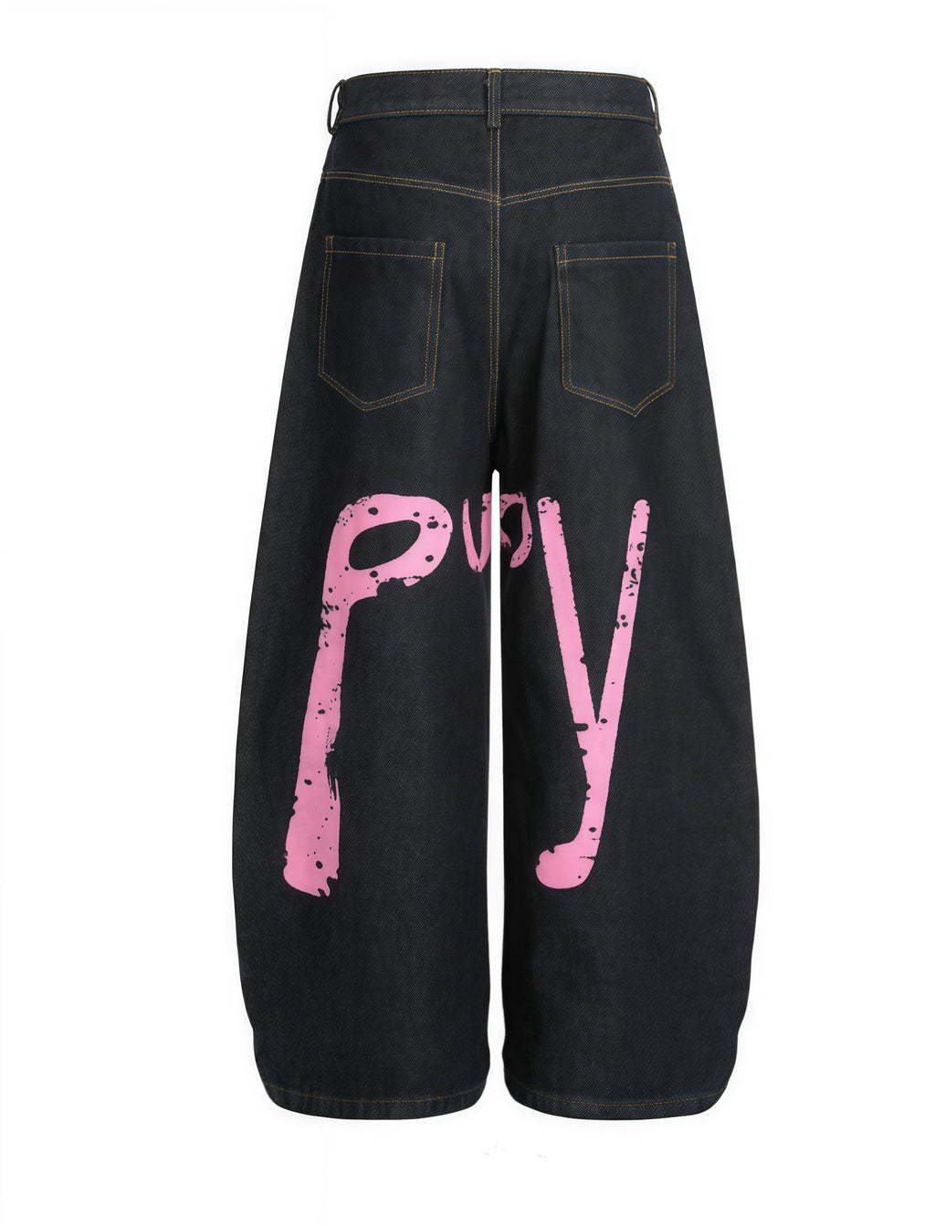Pink Voltage Barrel Jeans