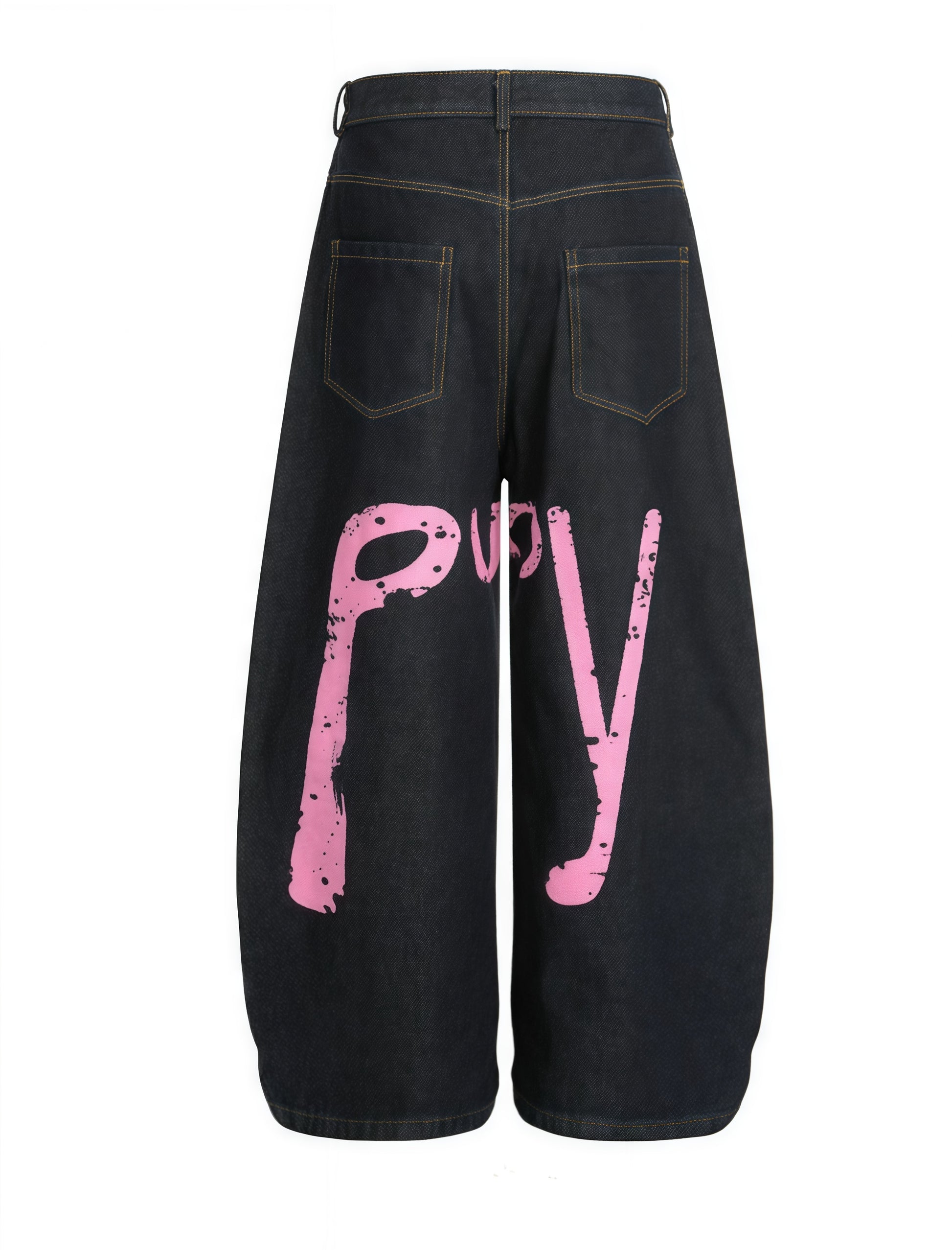 Pink Voltage Barrel Jeans