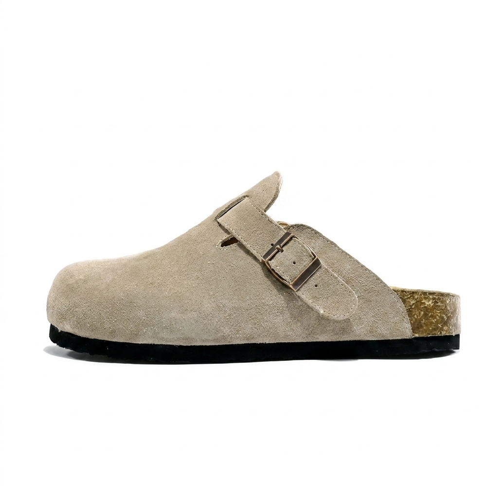 Sandstone Buckle Clogs