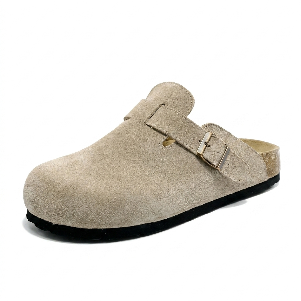 Sandstone Buckle Clogs