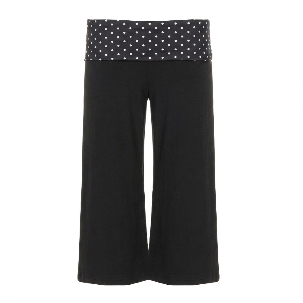 Midnight Polka Capri Pants