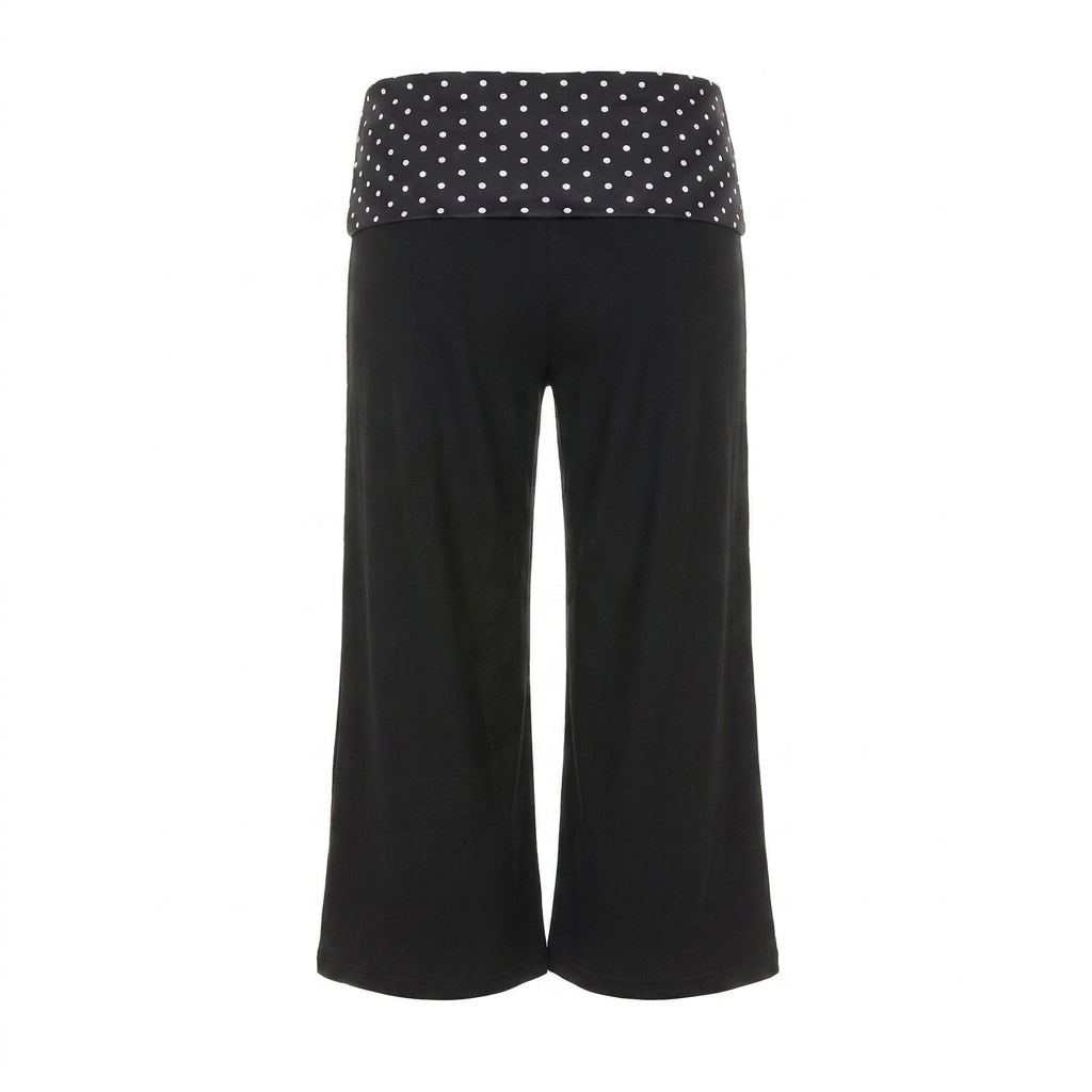 Midnight Polka Capri Pants