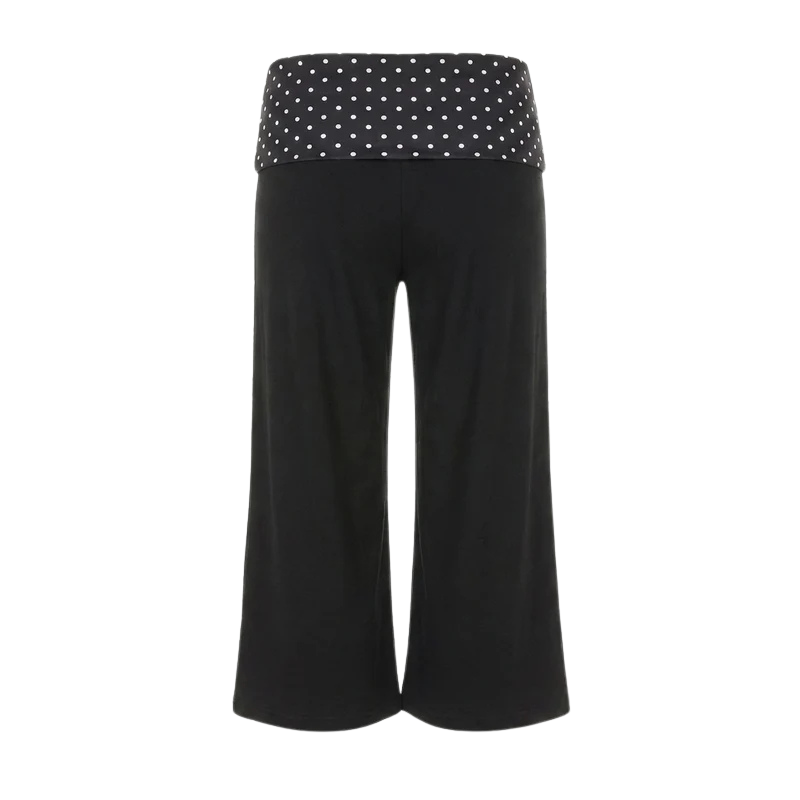 Midnight Polka Capri Pants