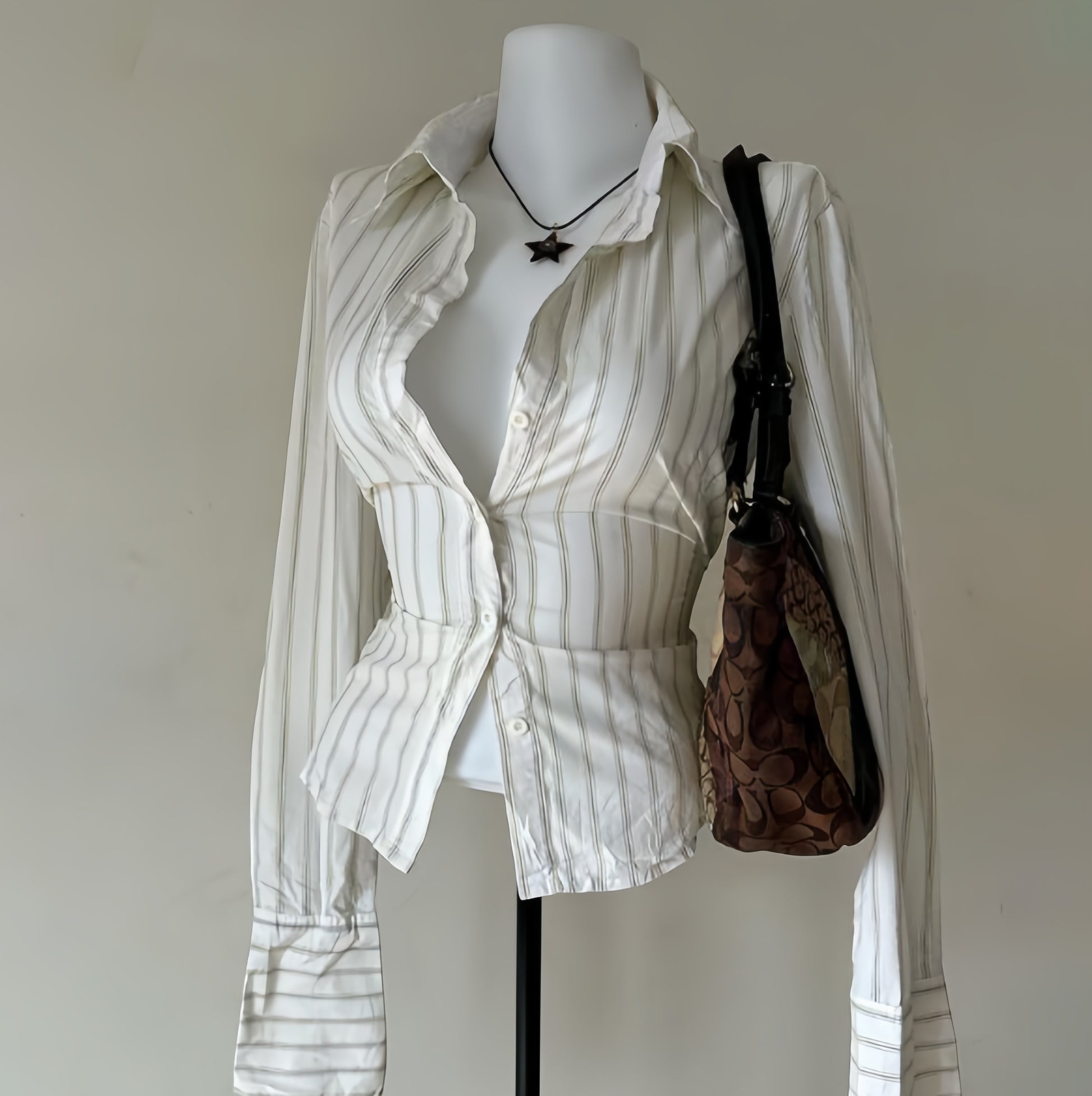 Contour Stripe Fitted Shirt
